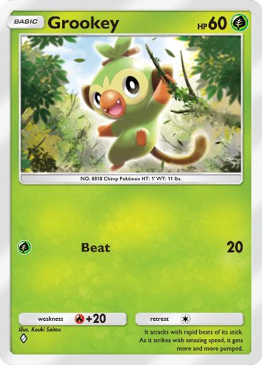 Mega Rising - #25  Grookey