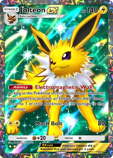 Mega Rising - #257  Jolteon ex