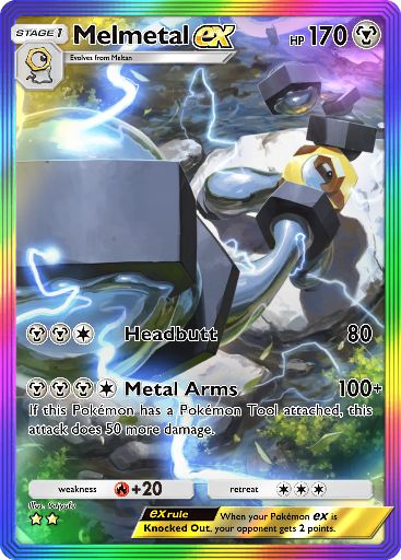 Mega Rising - #282  Melmetal ex