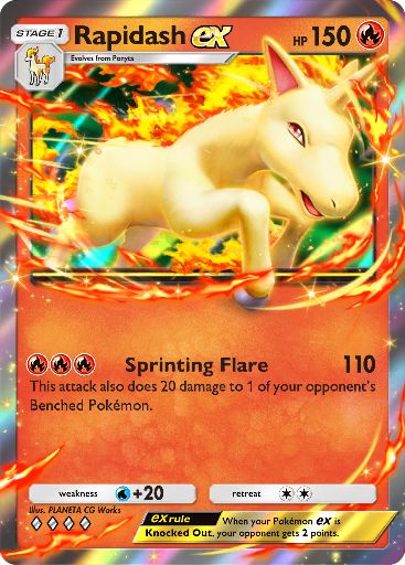 Mega Rising - #31  Rapidash ex