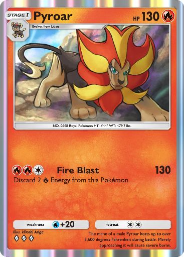 Mega Rising - #46  Pyroar