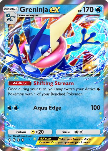 Mega Rising - #73  Greninja ex