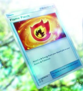 Flame Patch Card Preview