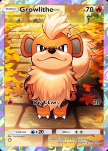 Growlithe Card Preview