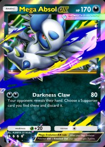 Mega Absol ex Card Preview