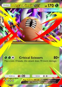 Mega Pinsir ex Card Preview