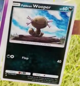 Paldean Wooper Card Preview
