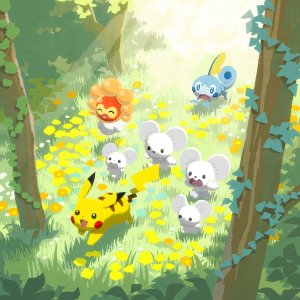 Pok&eacute;mon of the Forest (Playmats)