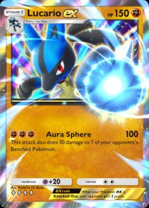 Lucario ex Card Preview