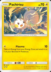 Pachirisu Card Preview