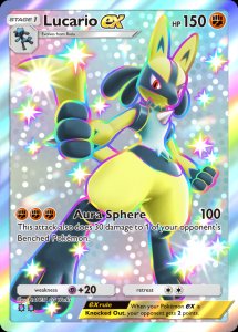 Shiny Lucario ex Card Preview