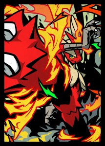 Mega Blaziken Sleeves