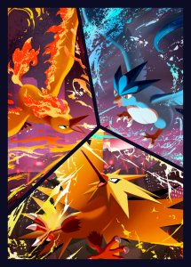 Zapdos Articuno and Moltres Sleeves