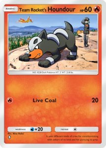 Team Rocket's Houndour Card Preview