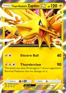 Team Rocket's Zapdos ex Card Preview