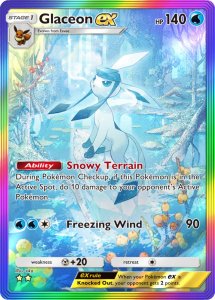 Glaceon ex Card Preview