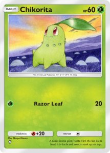 Chikorita Card Preview