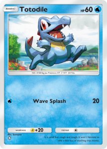 Totodile Card Preview