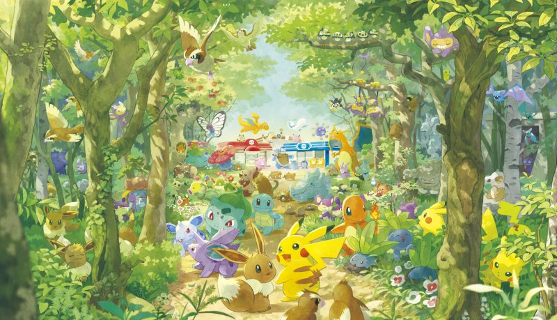 PokéPark KANTO Key Art