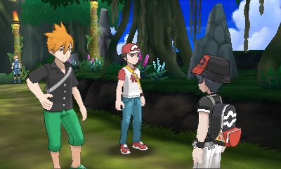 Pokemon Sun & Moon Guide: Facing off against Red and Blue to gain entry to  the Battle Tree