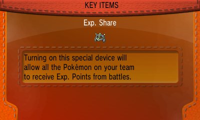 Where To Get the Exp. Share in Pokémon X & Y – FandomSpot