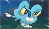 Froakie prepares to attack